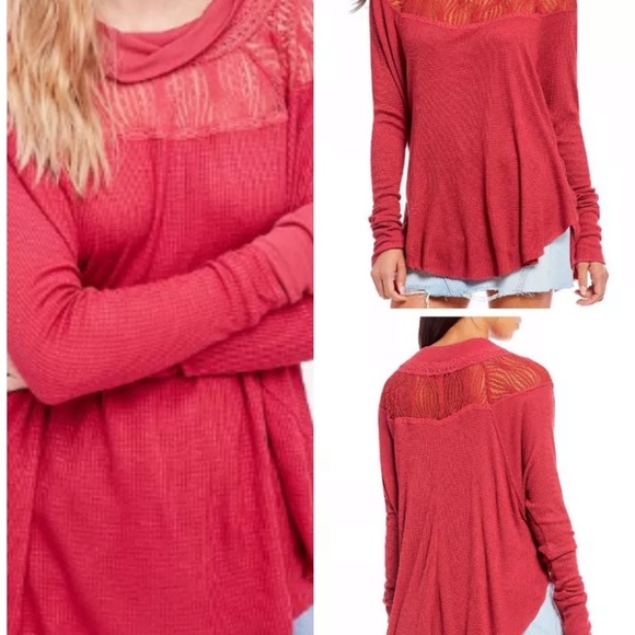 Free People Spring Valley knit tunic S NWT - Picture 2 of 5